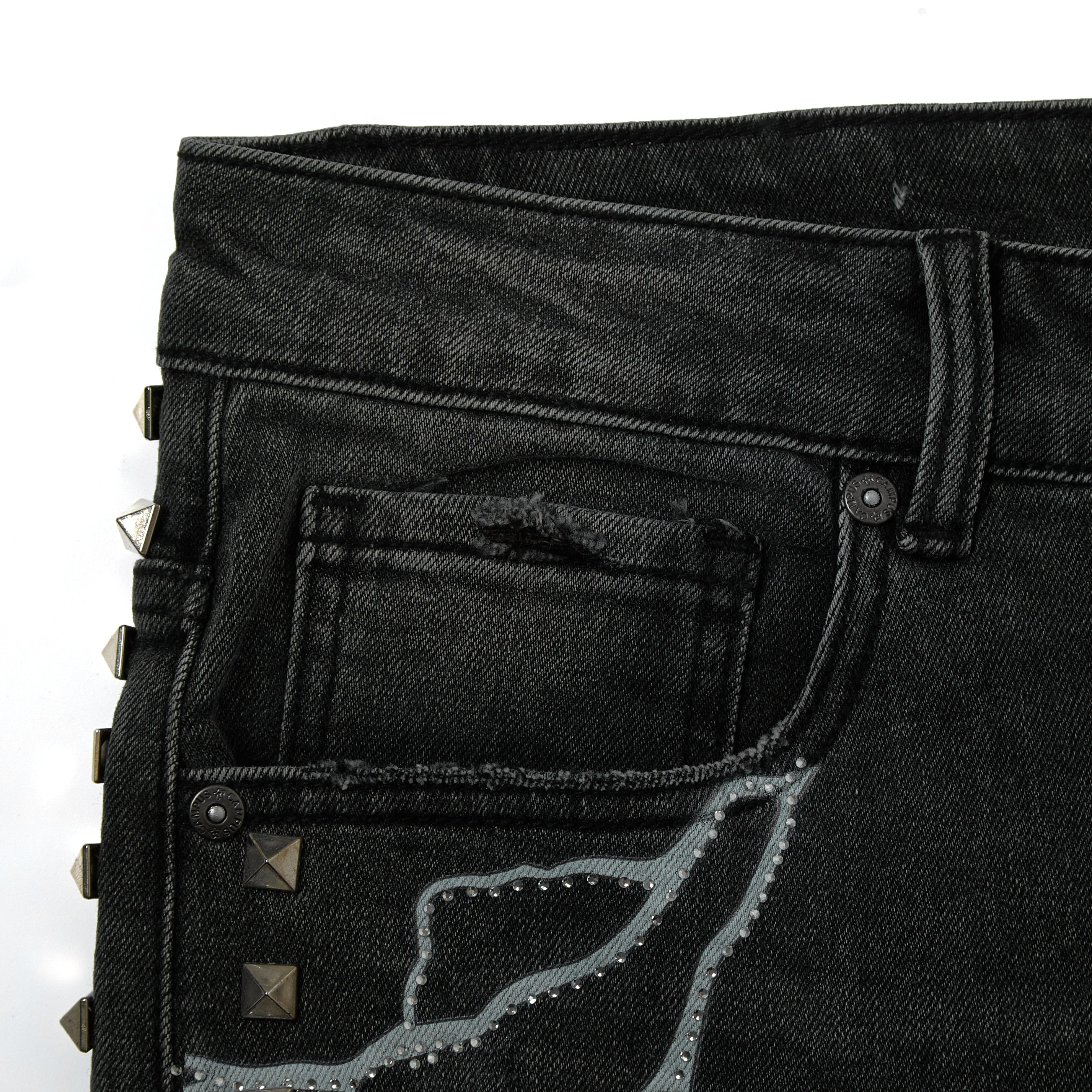 Electric Storm Jorts (Black Wash)